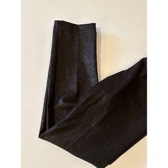 Lena Gabrielle Women's Black Textured Pants Size 6 - Picture 5 of 9